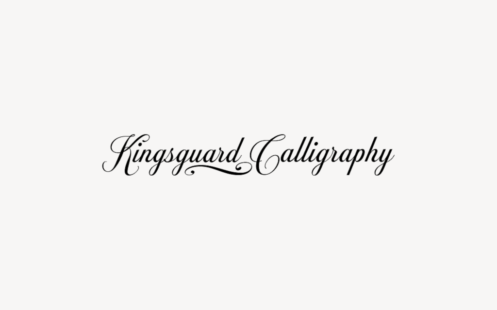 Kingsguard Calligraphy - Font Free [ Download Now ]