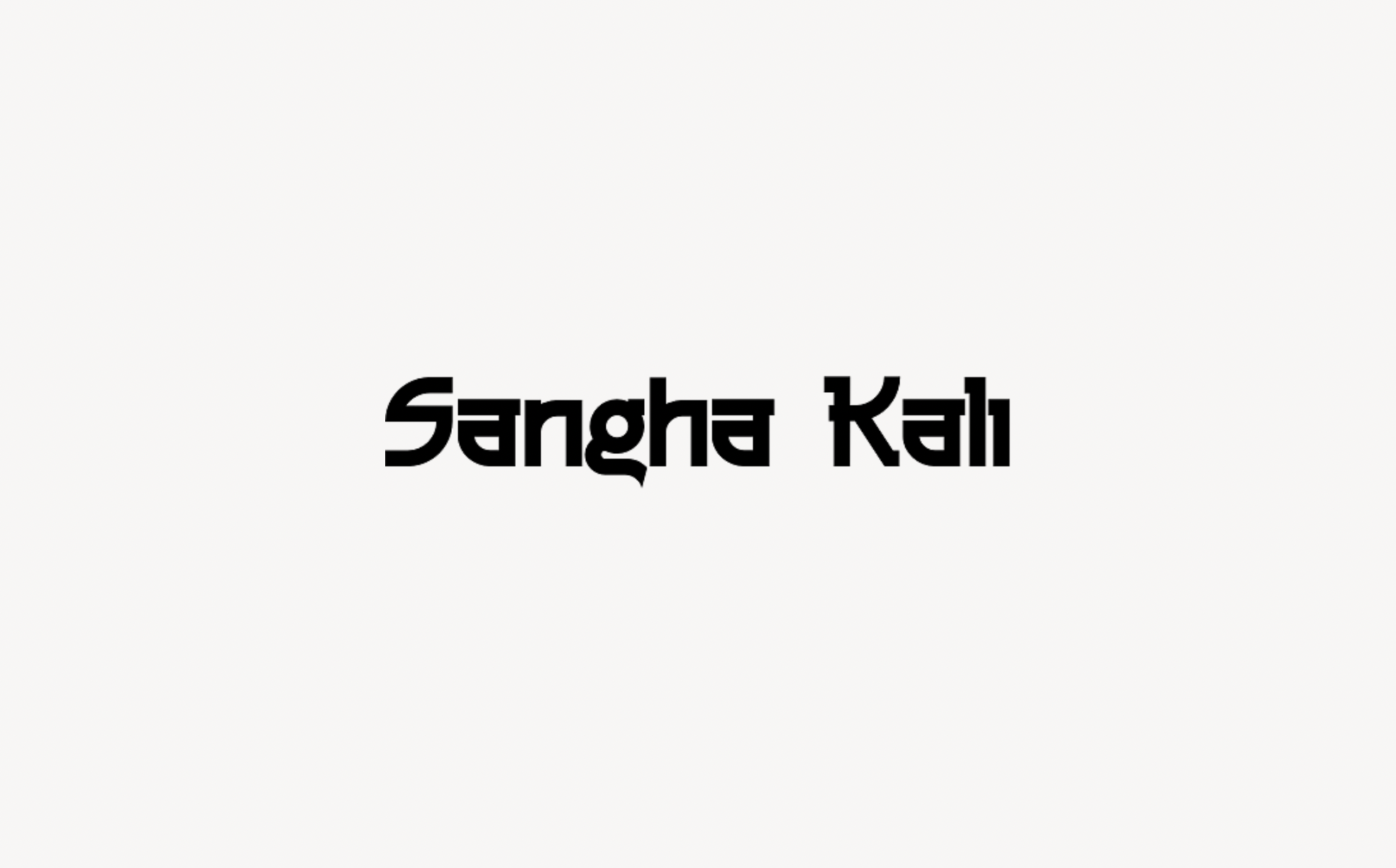 Sangha Kali - Font Free [ Download Now ]