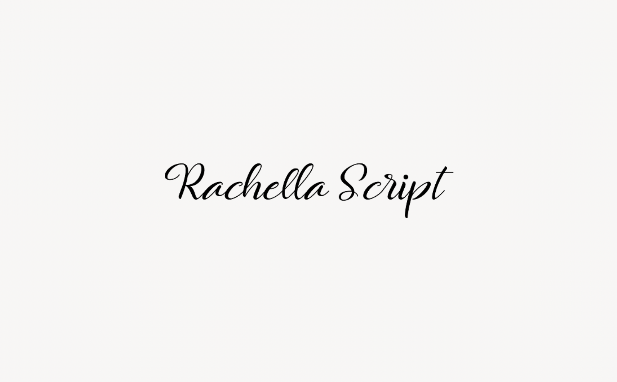 Rachella Script - Font Free [ Download Now ]