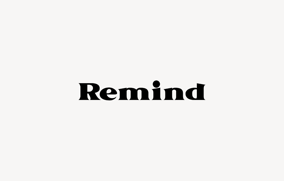 Remind - Font Free [ Download Now ]
