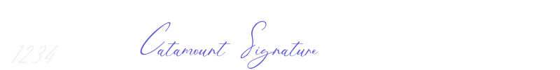 Catamount Signature
