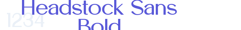 Headstock Sans Bold