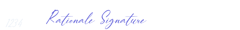 Rationale Signature